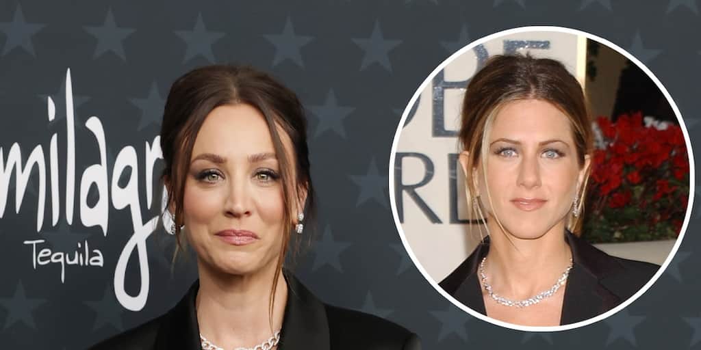 How Kaley Cuoco Channeled Jennifer Aniston With Critics Choice 2026 Look