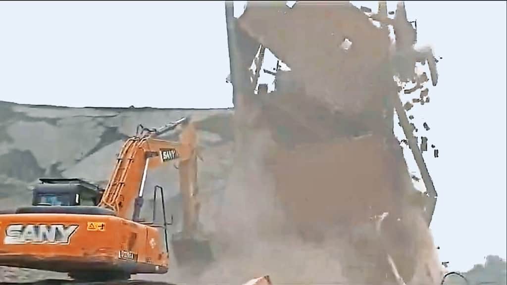 8 structures demolished,1 property sealed in Gurgaon in crackdown against assets acquired through illegal means: Police