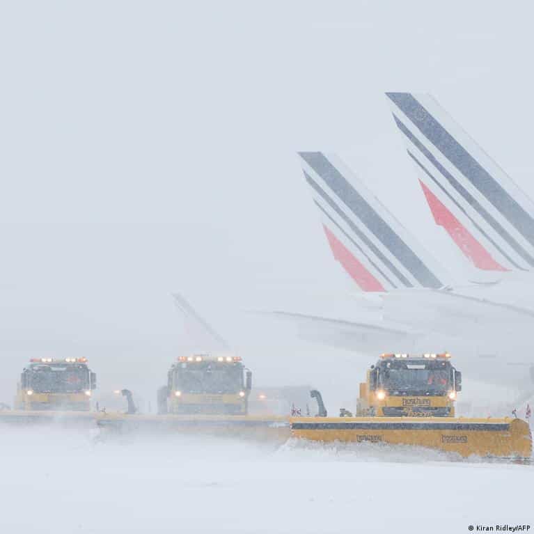 Snow, ice disrupt travel across western Europe