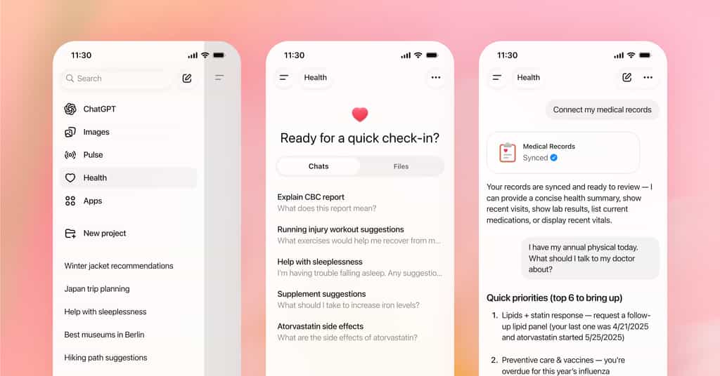 OpenAI launches ChatGPT Health, encouraging users to connect their medical records