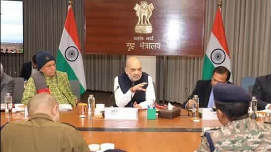 Have crippled terror eco-system, now make J&K ‘terror-free: Amit Shah at review meet