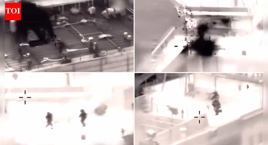 'Owning the sea': Moment US forces intercepted sanctioned oil tanker in Caribbean Sea - watch