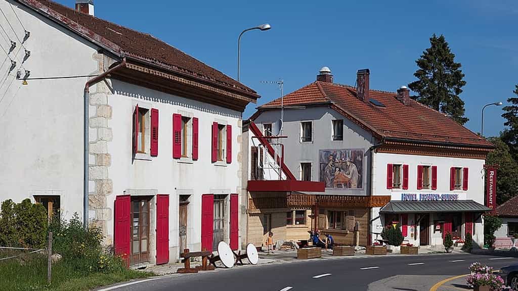 This unique hotel lets you sleep in France and Switzerland at the same time