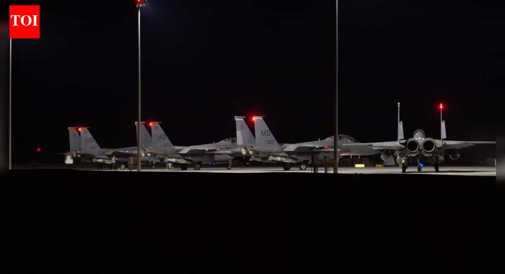 Operation Hawkeye: Video shows glimpse of US strikes against ISIS targets across Syria - watch