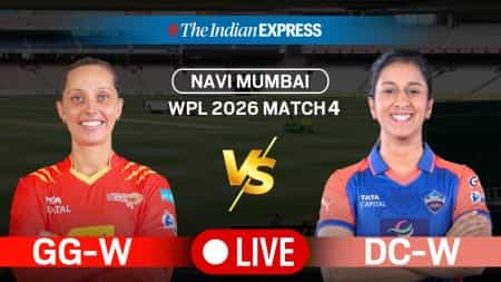 DC-W vs GG-W LIVE Cricket Score, WPL 2026: Delhi Capitals take on Gujarat Giants in Navi Mumbai