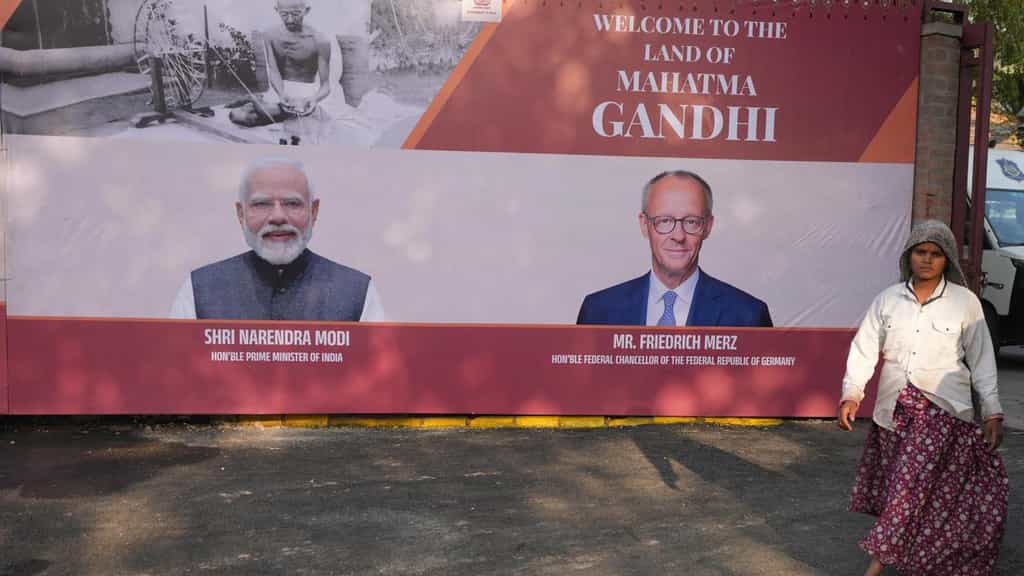 German Chancellor Friedrich Merz arrives in Ahmedabad, on his first official visit to India