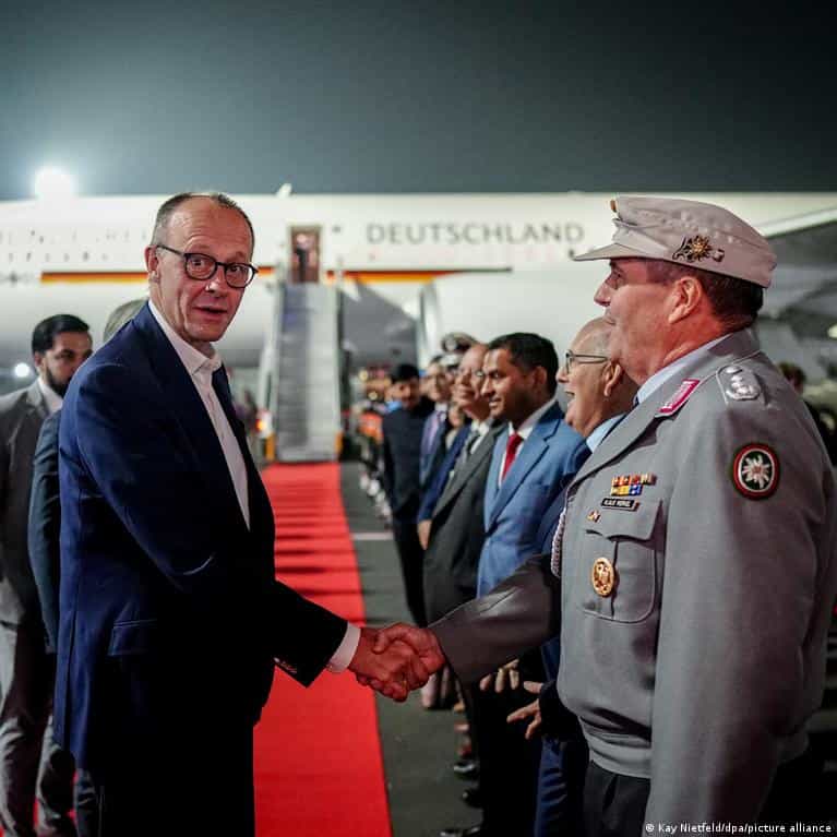 German Chancellor Merz begins his first state visit to India