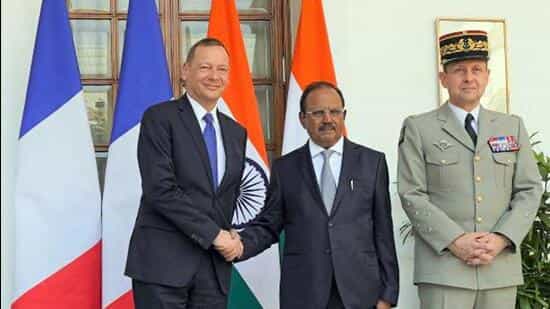 NSA Ajit Doval, French counterpart Emmanuel Bonne review cooperation