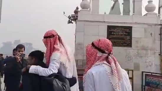 Two men walk around Haridwar's Har Ki Pauri in ‘sheikh’ attire; detained