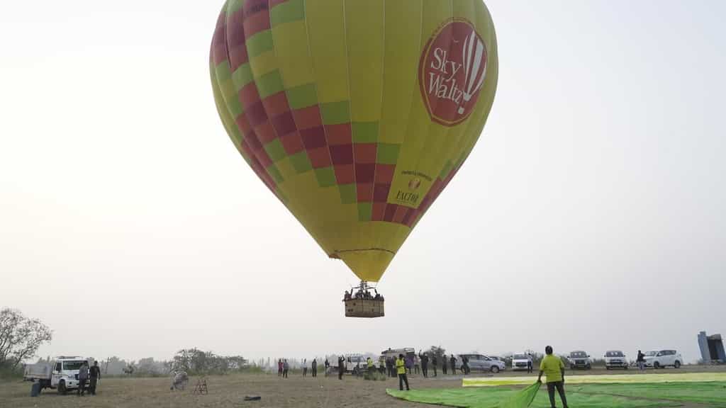 Fire Services teams deployed at hot air balloon take-off and landing points in Hyderabad