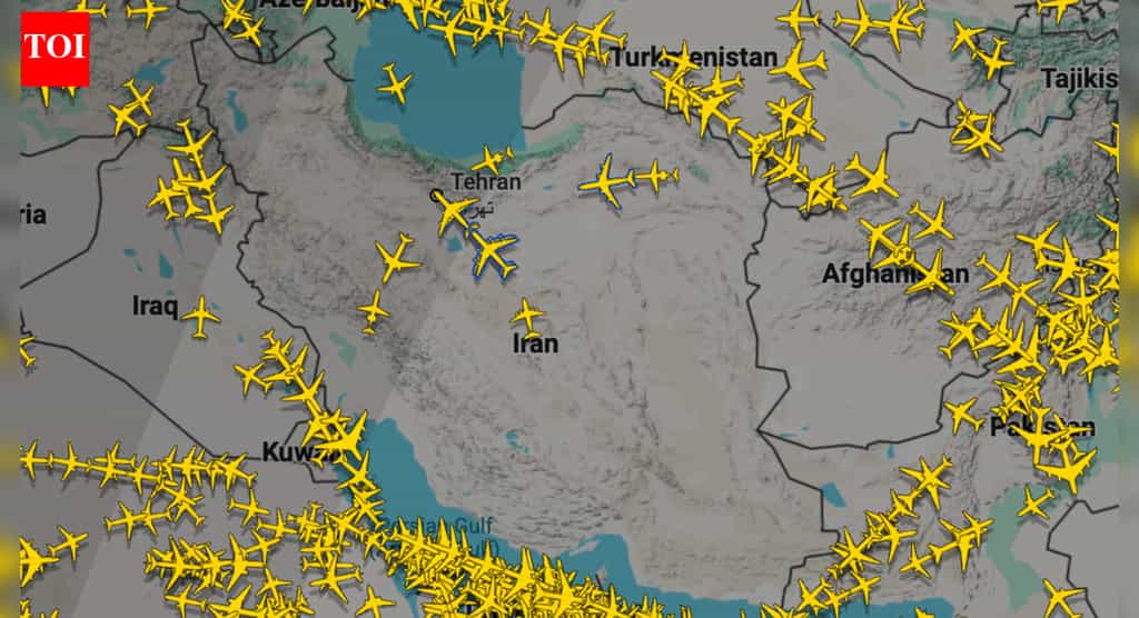 Iran airspace sudden closure: AI cancels 3 US flights; IndiGo flight returns to Baku | India News